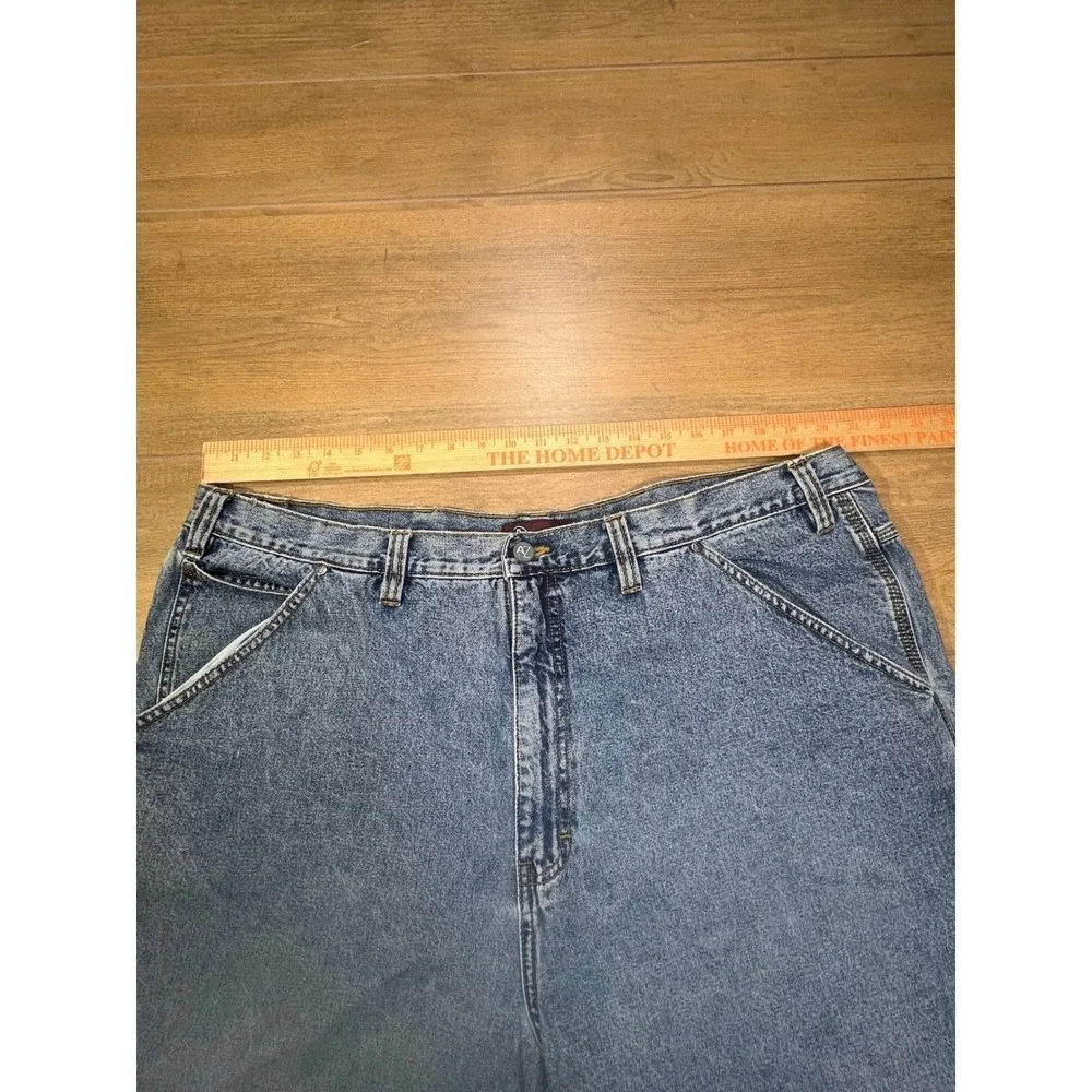 Vintage Arizona Loose Fit Carpenter Jeans Light Wash Denim Men 46x37‎ Y2K